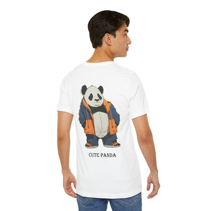 Cute Panda Graphic Unisex Jersey Tee - Perfect for Animal Lovers!