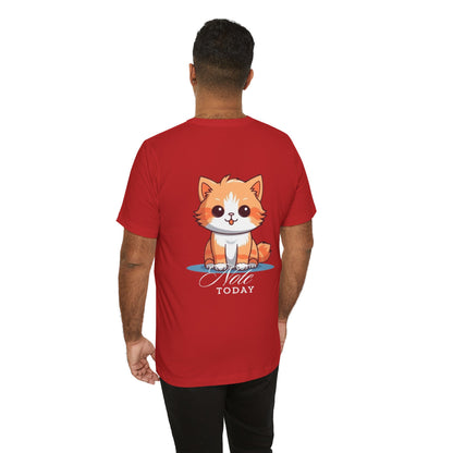 Cute Cat Graphic Unisex Jersey Short Sleeve Tee - Note Today