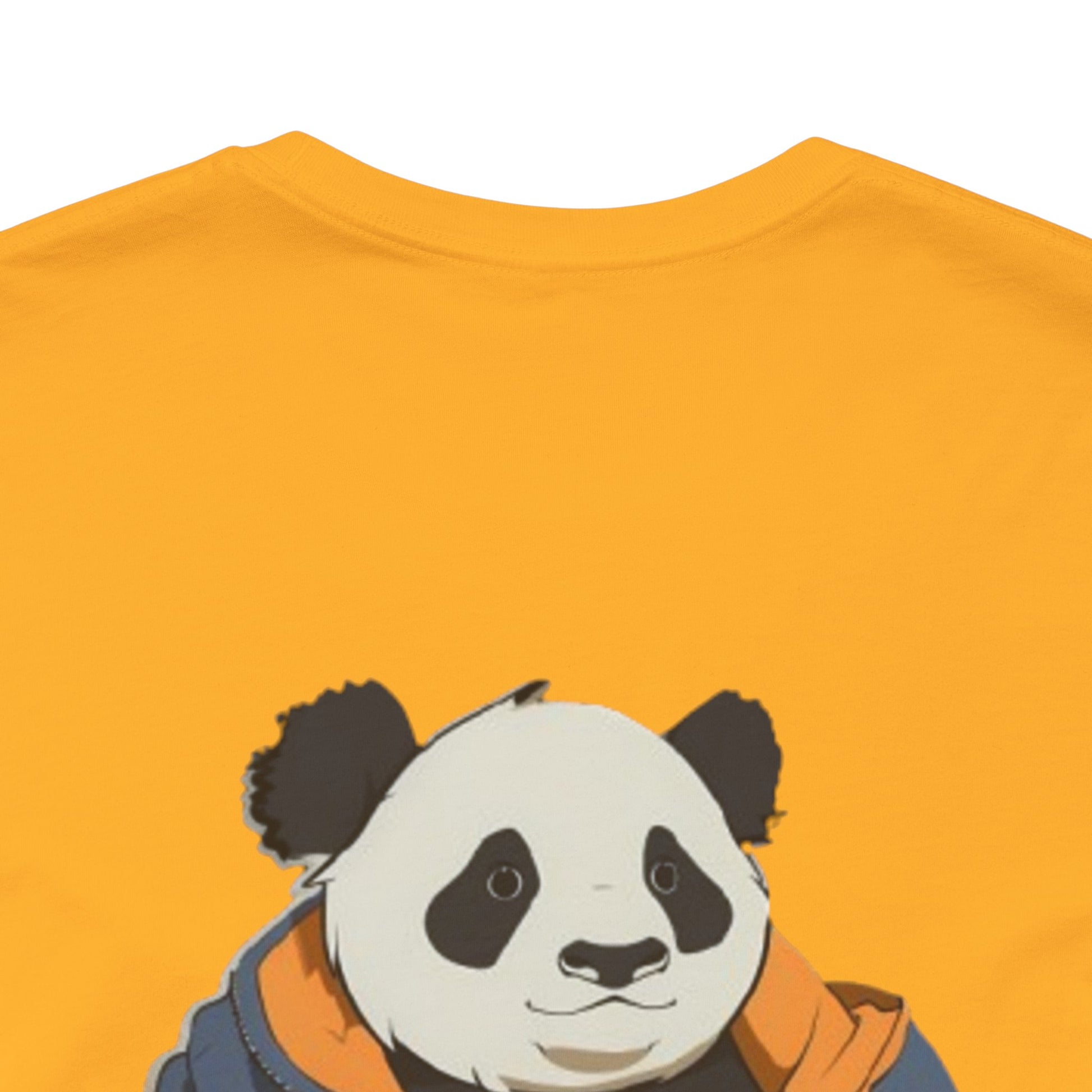 Cute Panda Graphic Unisex Jersey Tee - Perfect for Animal Lovers! - Print Hits Store  