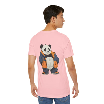 Cute Panda Graphic Unisex Jersey Tee - Perfect for Animal Lovers!