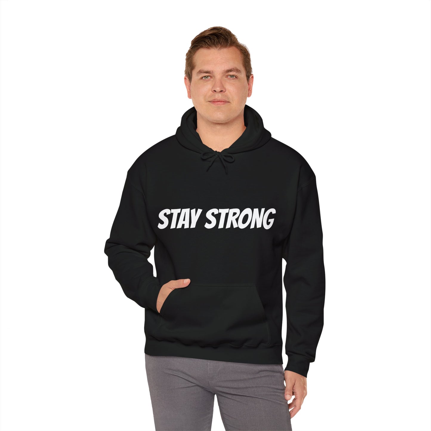 Strong Unisex Hooded Sweatshirt - Print Hits Store  