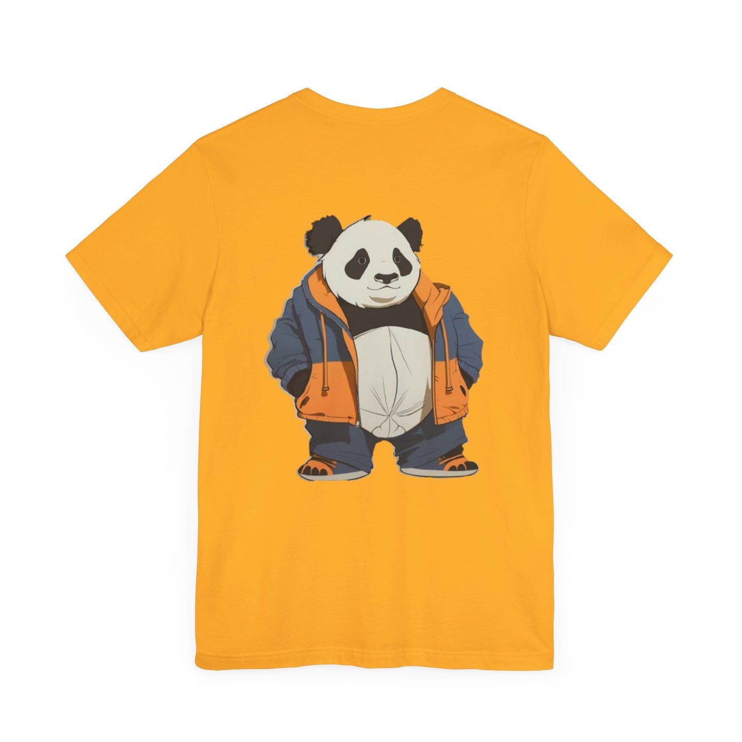 Cute Panda Graphic Unisex Jersey Tee - Perfect for Animal Lovers! - Print Hits Store  