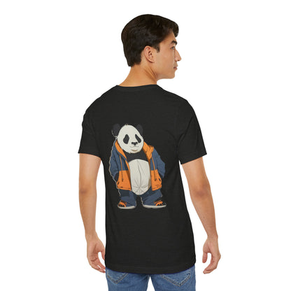 Cute Panda Graphic Unisex Jersey Tee - Perfect for Animal Lovers! - Print Hits Store  