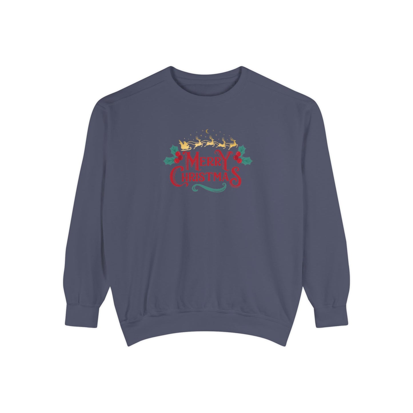 Merry Christmas Santa Holiday Sweatshirt - Print Hits Store  