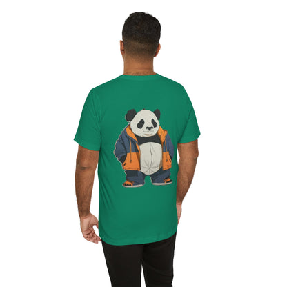 Cute Panda Graphic Unisex Jersey Tee - Perfect for Animal Lovers!