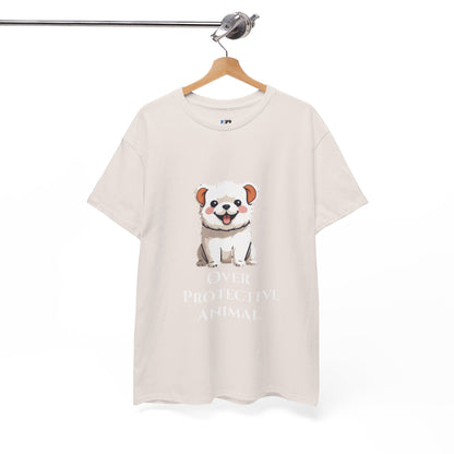 Over Protective Animal Unisex Heavy Cotton Tee - Print Hits Store  