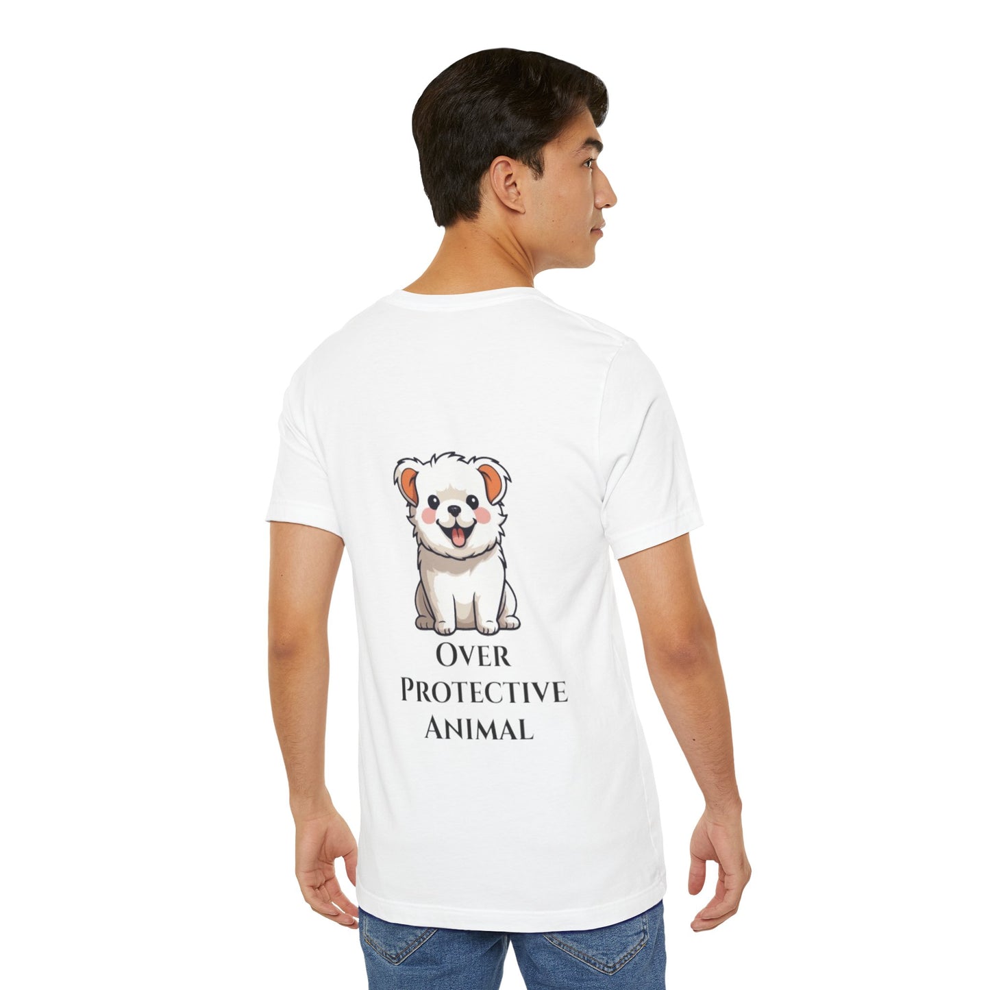 Camiseta unisex con estampado de animales sobreprotectores: perfecta para los amantes de los perros