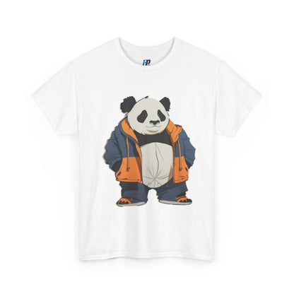 Cool Panda Unisex Heavy Cotton Tee – Trendy Streetwear Shirt for Animal Lovers - Print Hits Store  