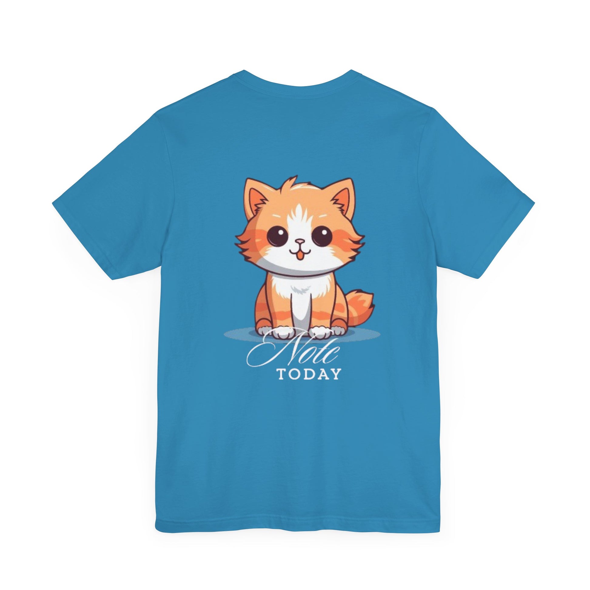 Cute Cat Graphic Unisex Jersey Short Sleeve Tee - Note Today - Print Hits Store  