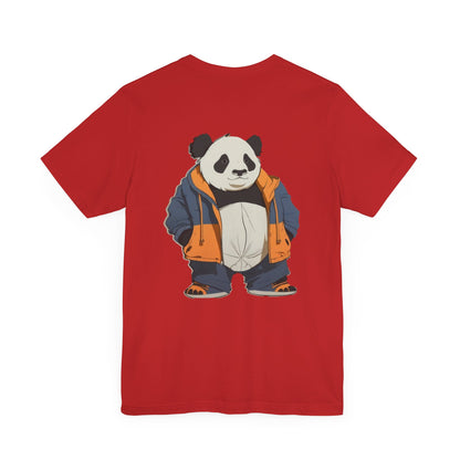 Cute Panda Graphic Unisex Jersey Tee - Perfect for Animal Lovers!