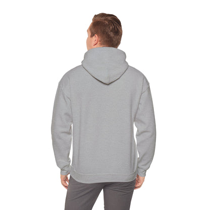 Cozy Grey Hooded Sweatshirt with Floral SHRUB Design - Print Hits Store  