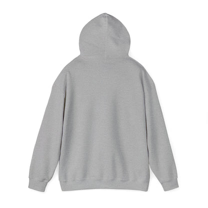 Cozy Grey Hooded Sweatshirt with Floral SHRUB Design - Print Hits Store  