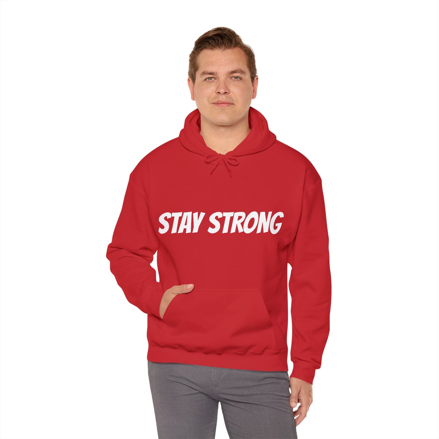 Strong Unisex Hooded Sweatshirt - Print Hits Store  