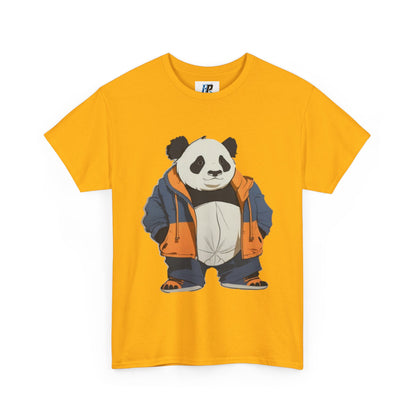 Cool Panda Unisex Heavy Cotton Tee – Trendy Streetwear Shirt for Animal Lovers - Print Hits Store  