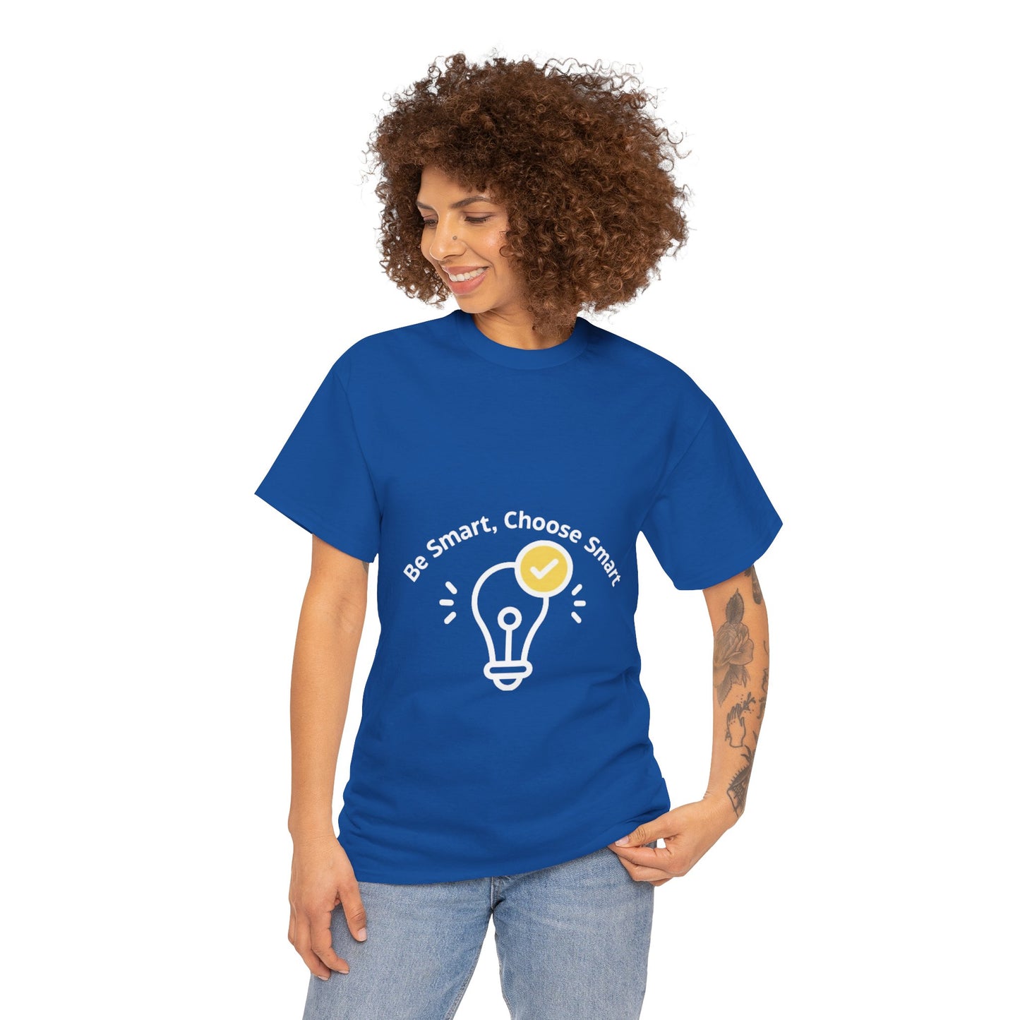 Be Smart Choose Smart Unisex Heavy Cotton Tee