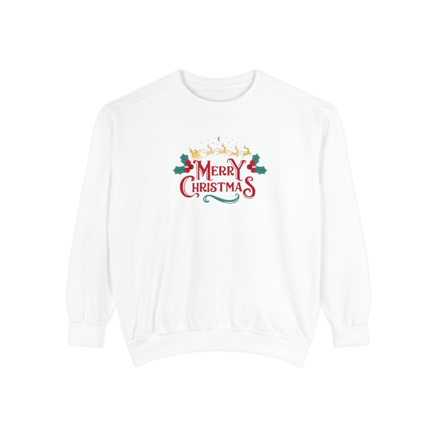 Merry Christmas Santa Holiday Sweatshirt - Print Hits Store  