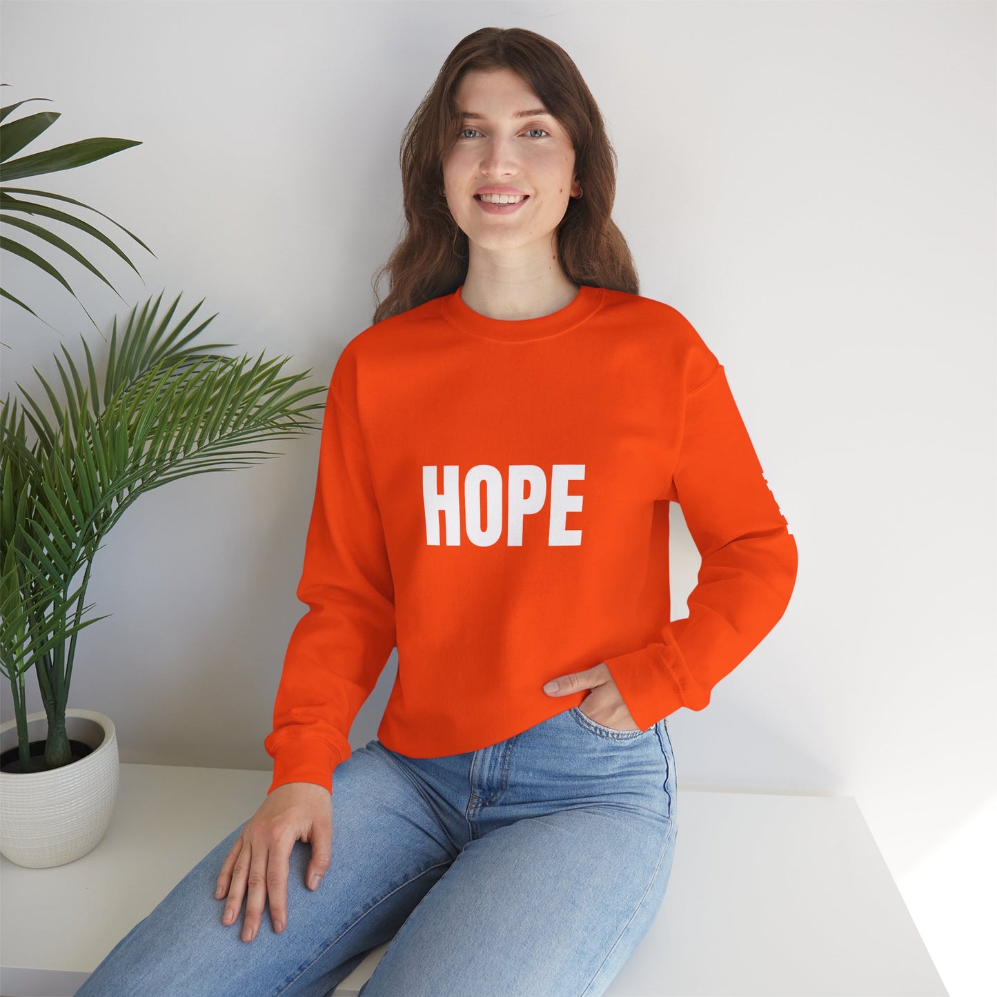 Unisex Hope Graphic Crewneck Sweatshirt - Print Hits Store  