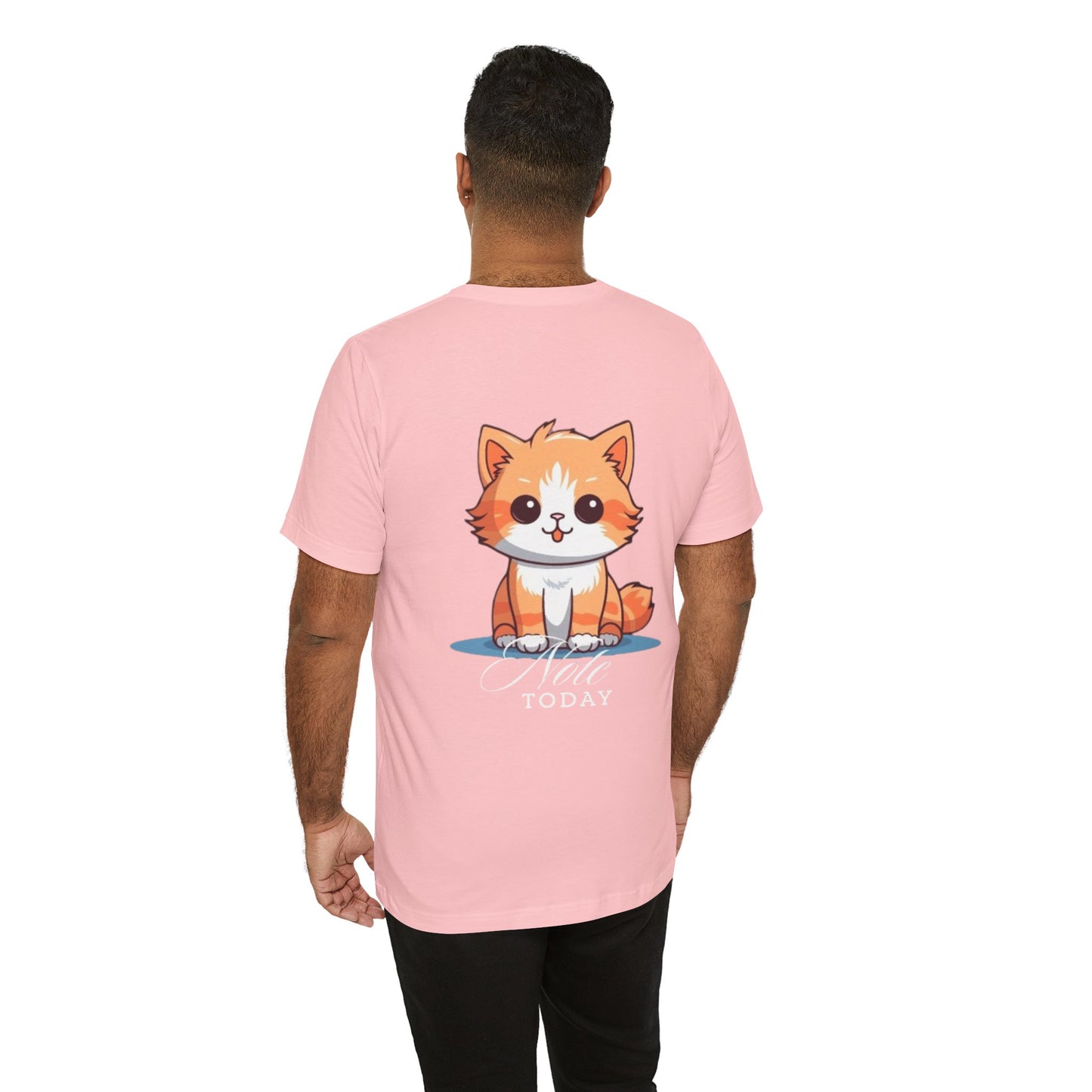 Cute Cat Graphic Unisex Jersey Short Sleeve Tee - Note Today