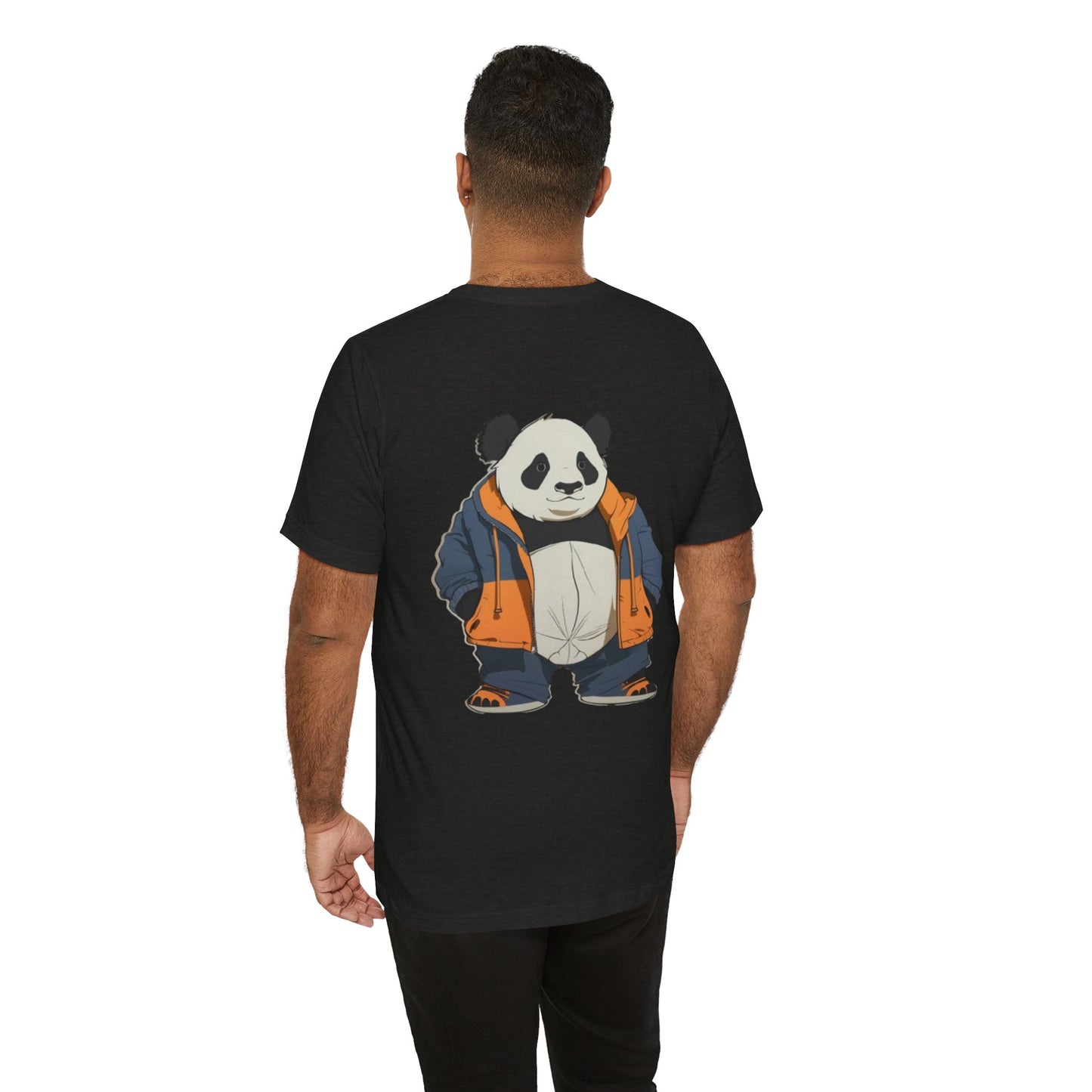 Cute Panda Graphic Unisex Jersey Tee - Perfect for Animal Lovers! - Print Hits Store  