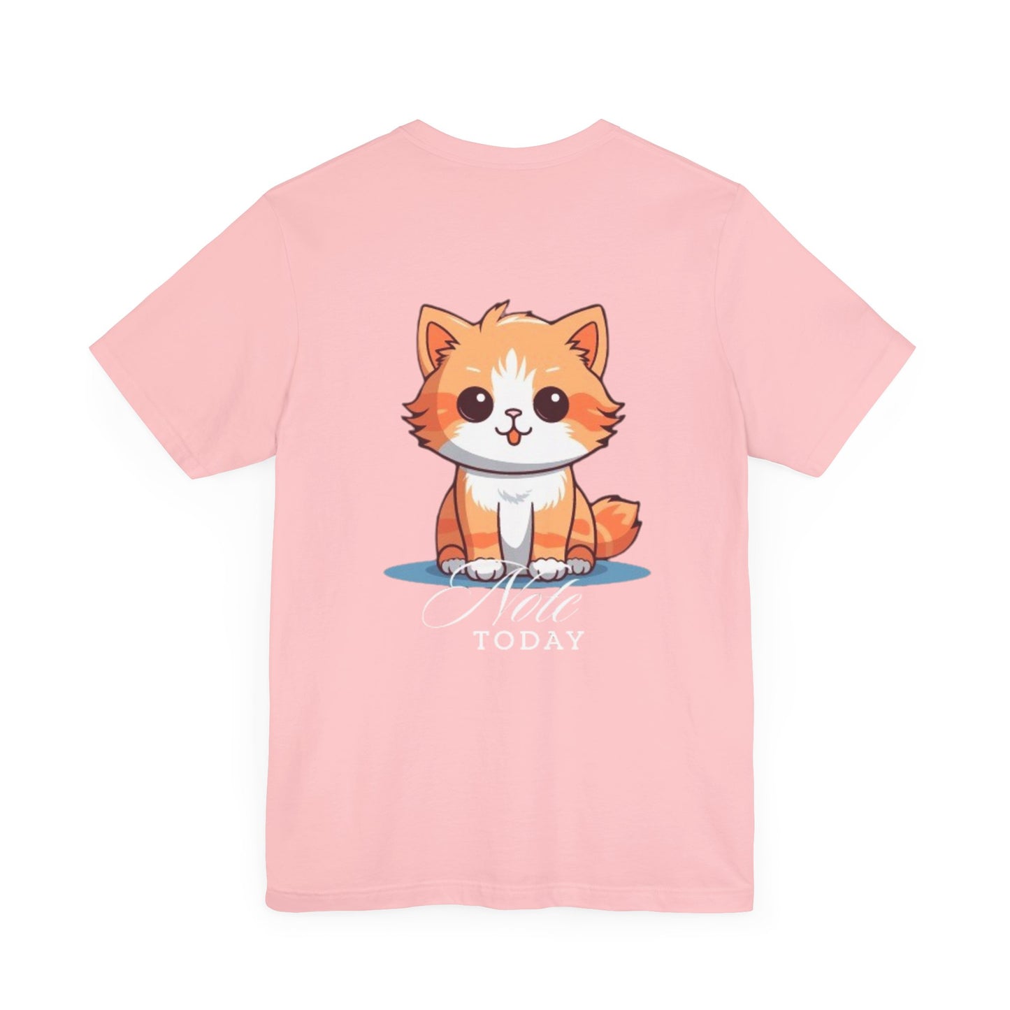 Cute Cat Graphic Unisex Jersey Short Sleeve Tee - Note Today