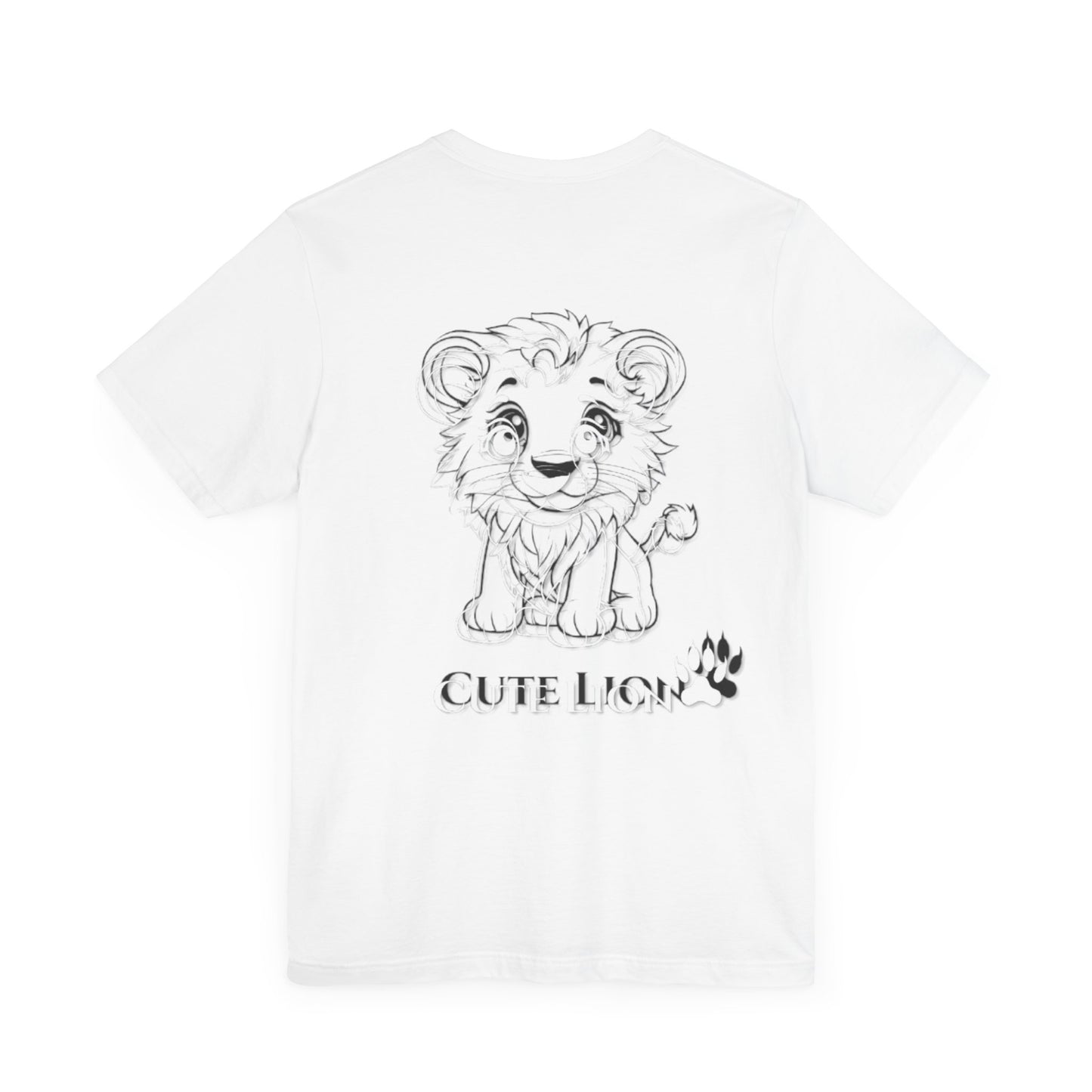 Cute Lion Unisex T-Shirt | Fun Animal Graphic Tee for Kids & Adults - Print Hits Store  