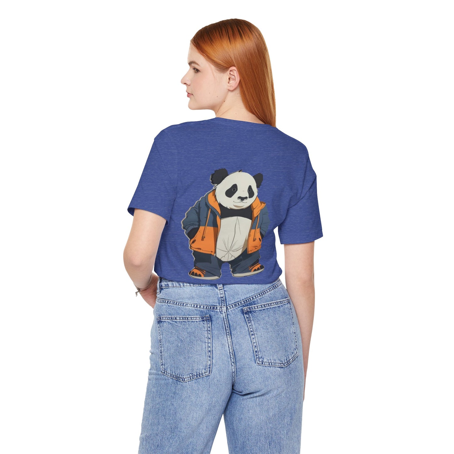 Cute Panda Graphic Unisex Jersey Tee - Perfect for Animal Lovers!