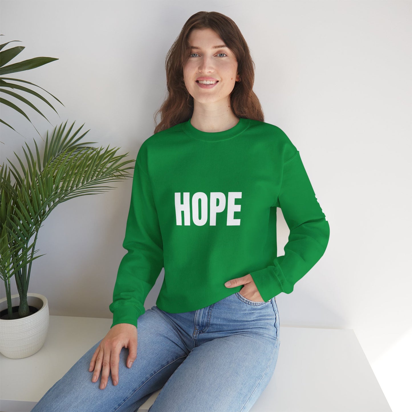 Unisex Hope Graphic Crewneck Sweatshirt