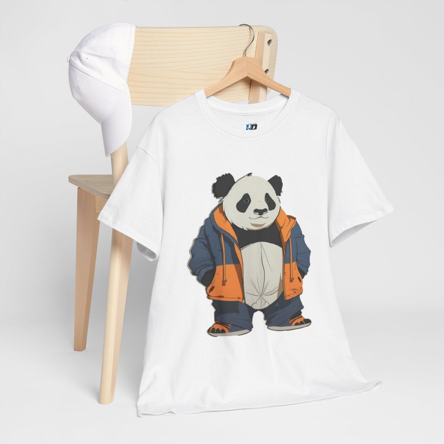 Cool Panda Unisex Heavy Cotton Tee – Trendy Streetwear Shirt for Animal Lovers - Print Hits Store  