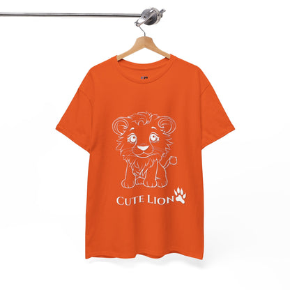 Cute Lion design Unisex Heavy Cotton Tee - Print Hits Store  