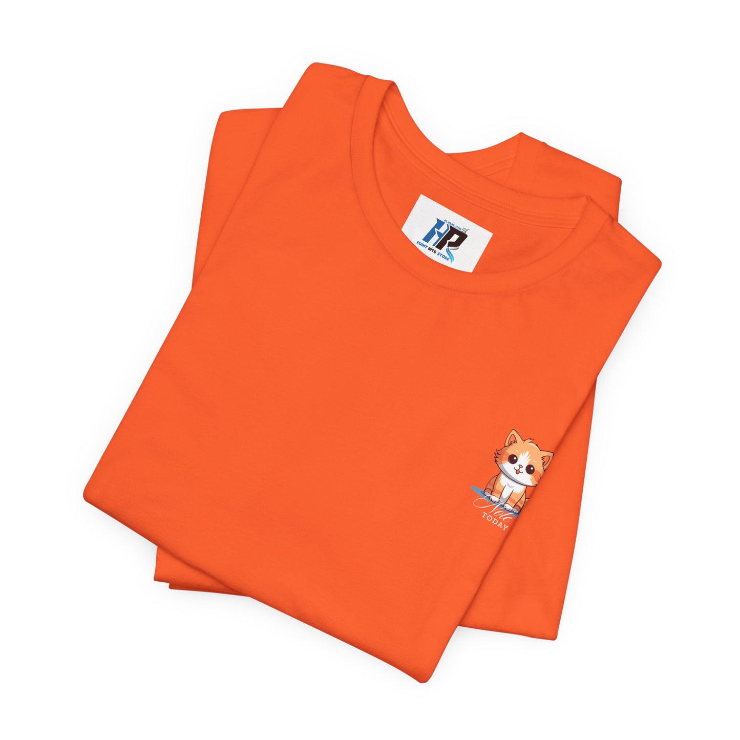 Cute Cat Graphic Unisex Jersey Short Sleeve Tee - Note Today