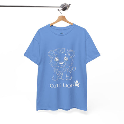 Cute Lion design Unisex Heavy Cotton Tee - Print Hits Store  