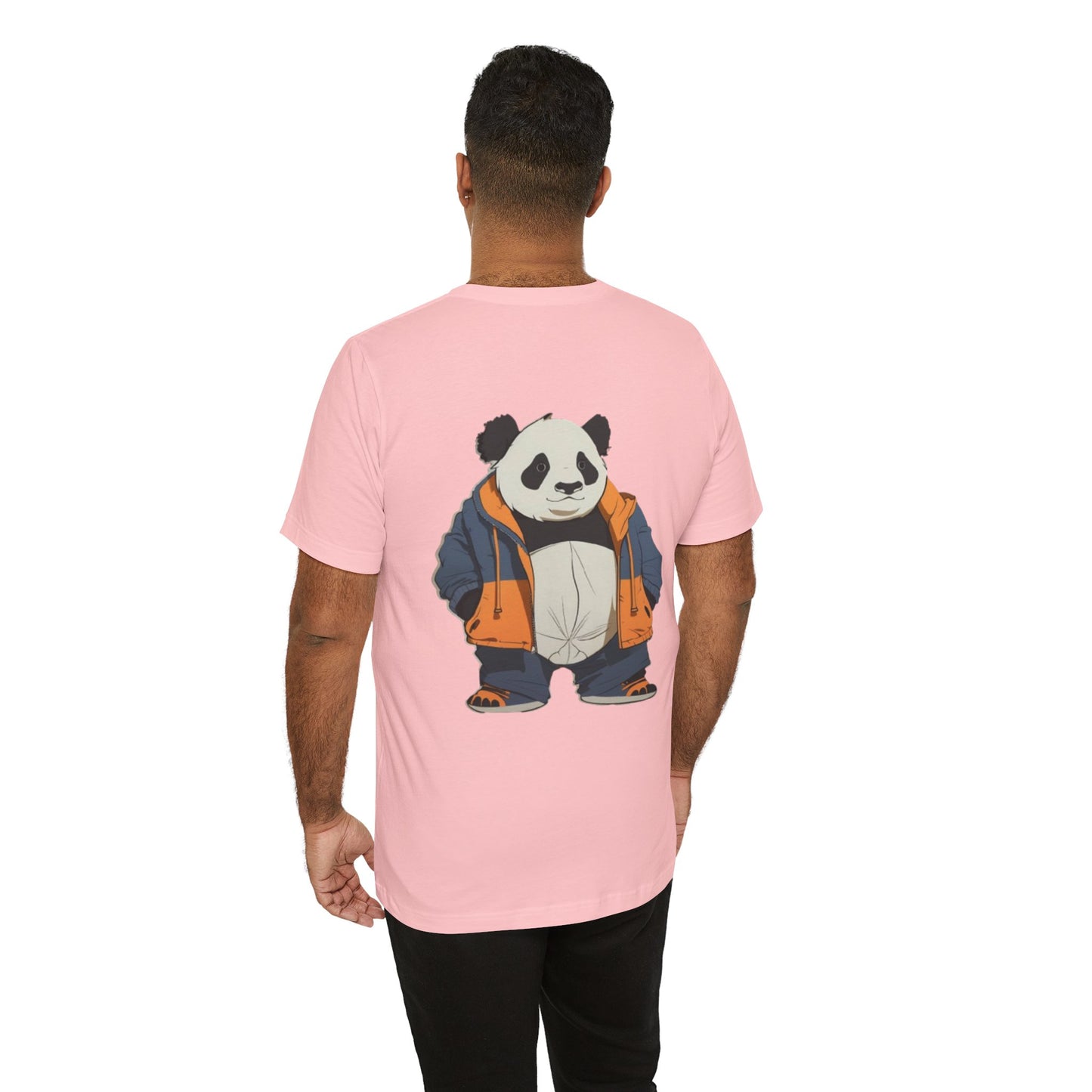 Cute Panda Graphic Unisex Jersey Tee - Perfect for Animal Lovers!