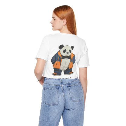 Cute Panda Graphic Unisex Jersey Tee - Perfect for Animal Lovers!