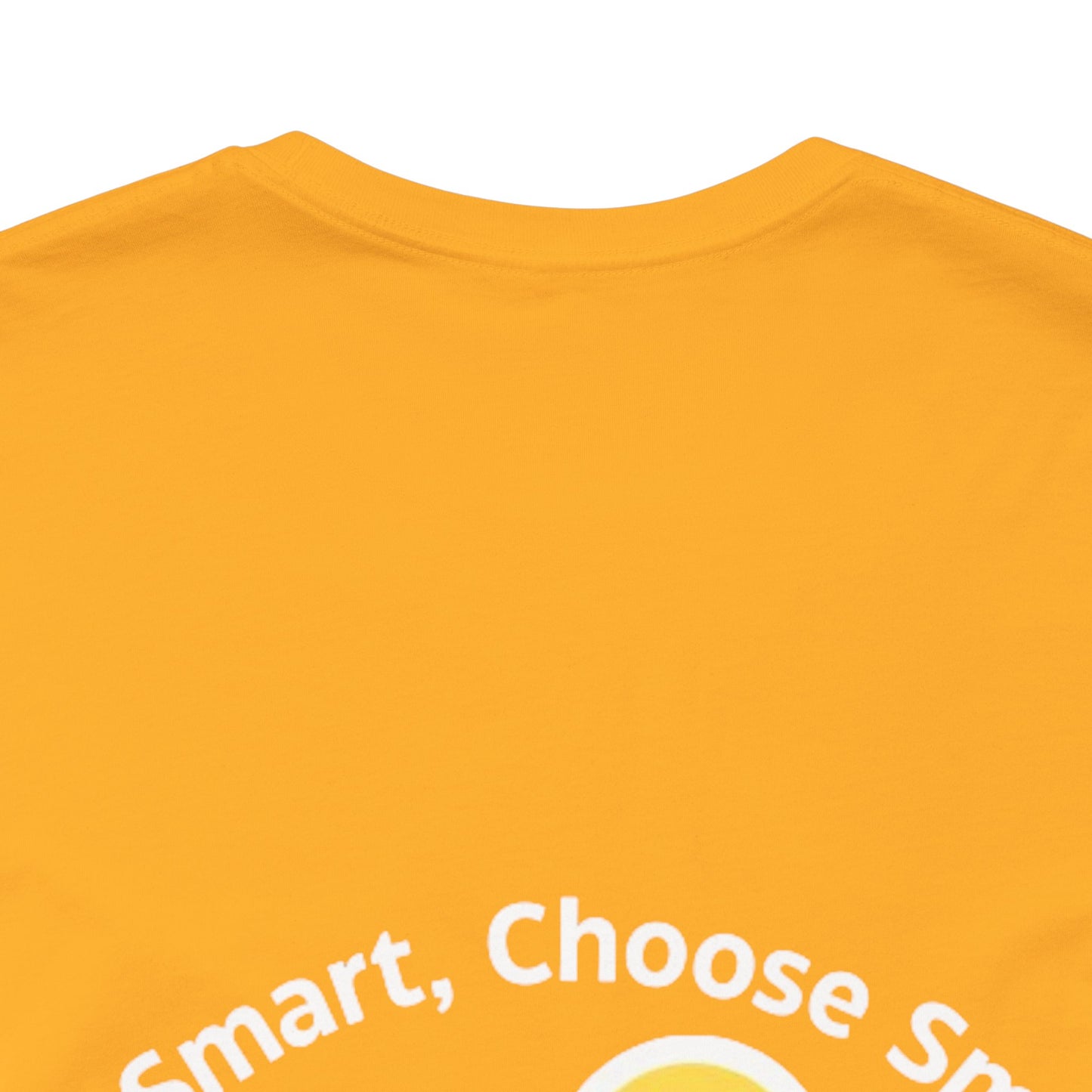 Inspirational Unisex Jersey Tee - "Be Smart, Choose Smart" - Print Hits Store  