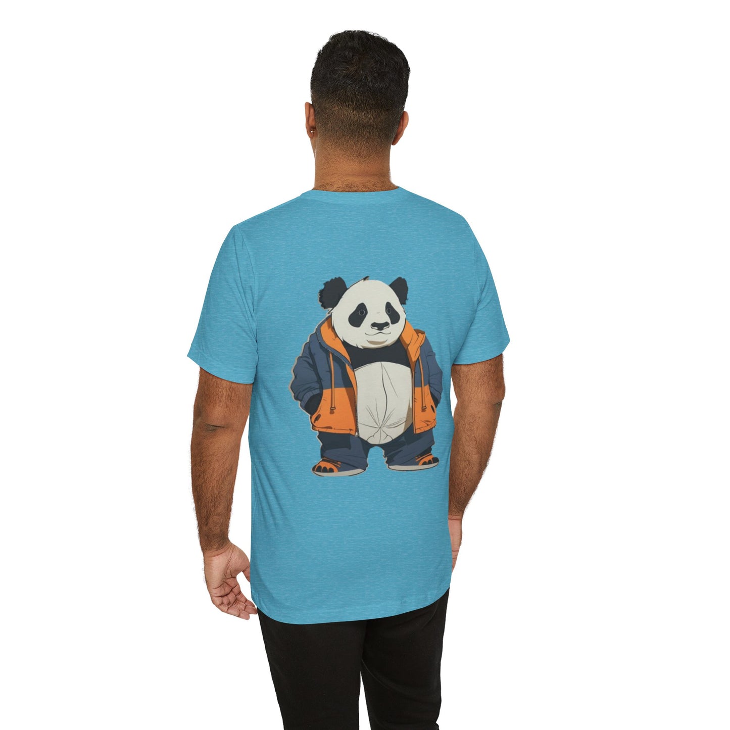 Cute Panda Graphic Unisex Jersey Tee - Perfect for Animal Lovers!