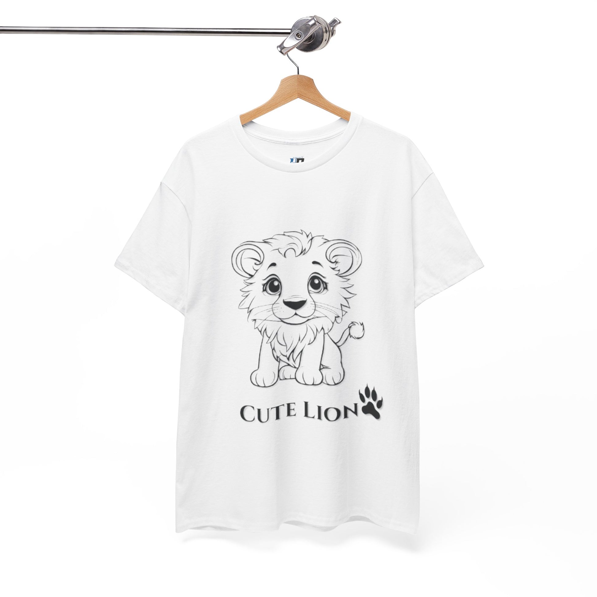 Cute Lion design Unisex Heavy Cotton Tee - Print Hits Store  