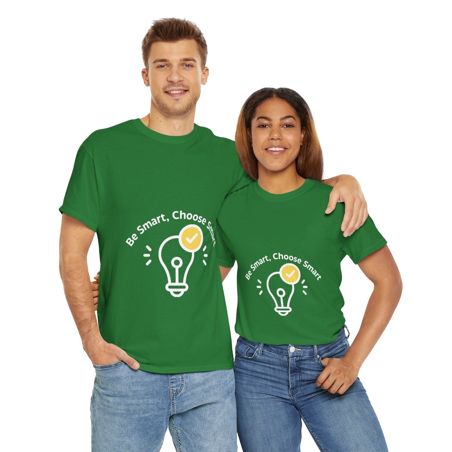 Be Smart Choose Smart Unisex Heavy Cotton Tee