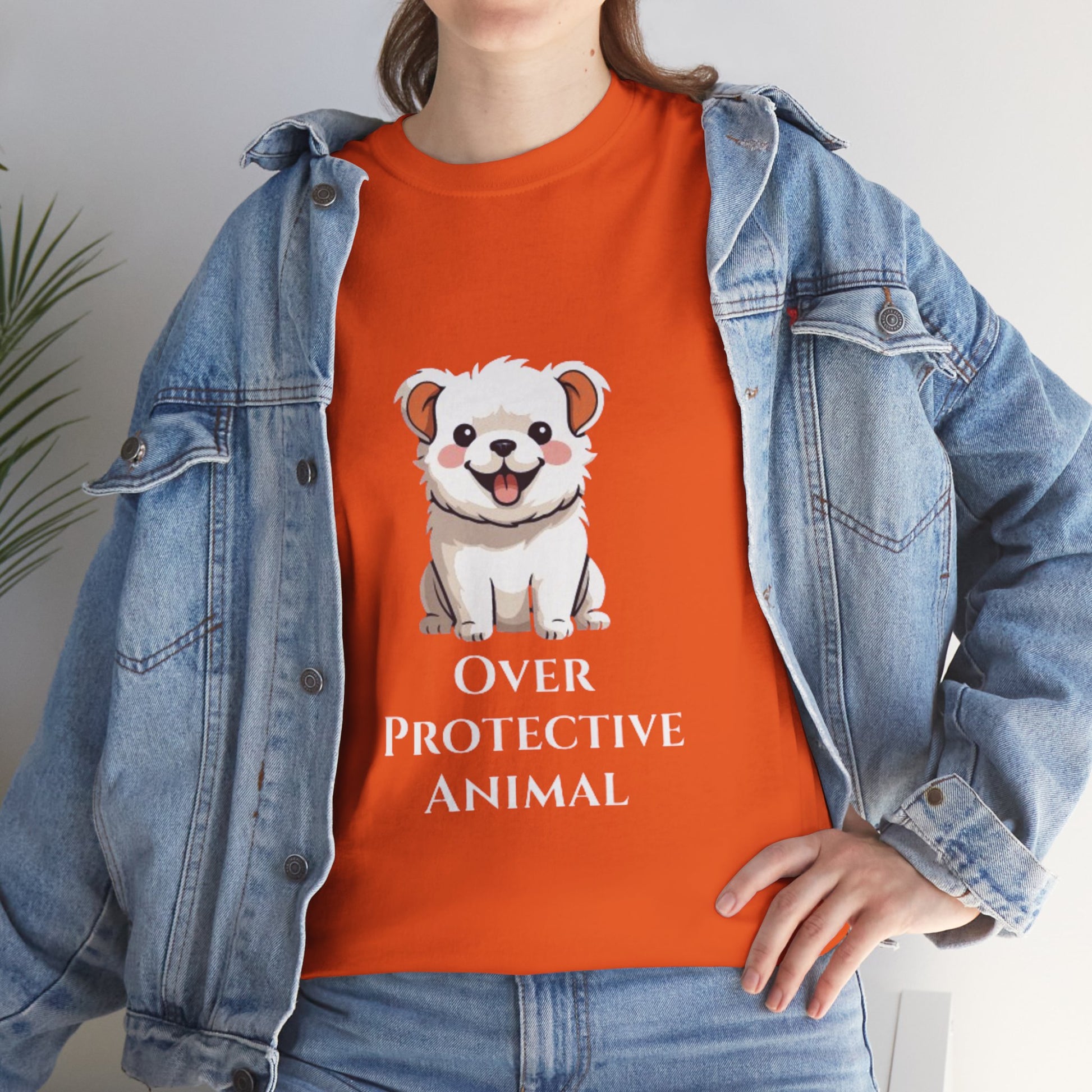 Over Protective Animal Unisex Heavy Cotton Tee - Print Hits Store  