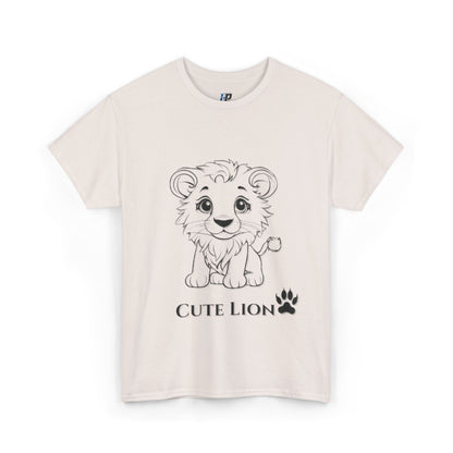 Cute Lion design Unisex Heavy Cotton Tee - Print Hits Store  