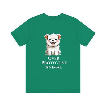 Over Protective Animal Unisex Jersey Tee - Perfect for Dog Lovers - Print Hits Store  