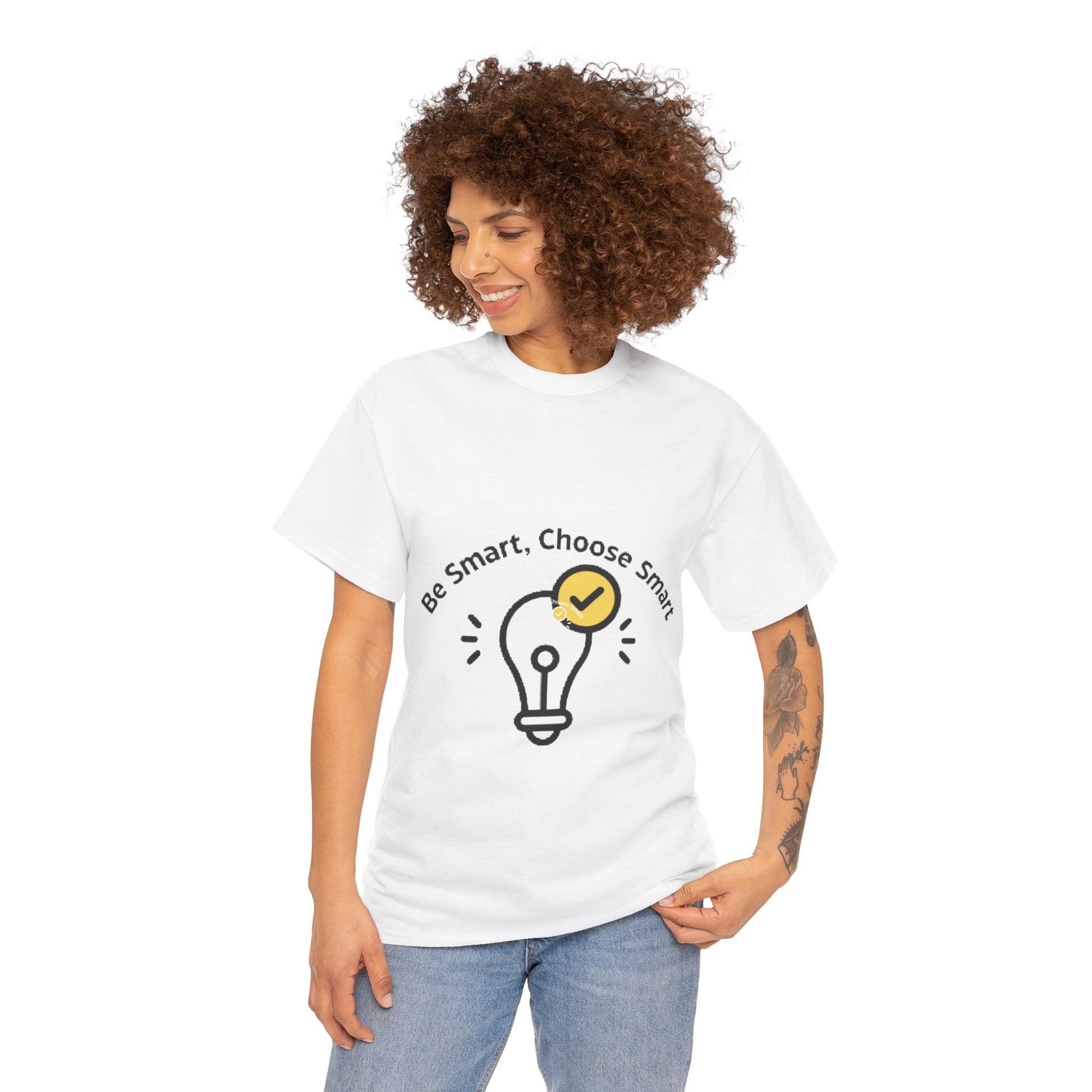 Be Smart Choose Smart Unisex Heavy Cotton Tee - Print Hits Store  