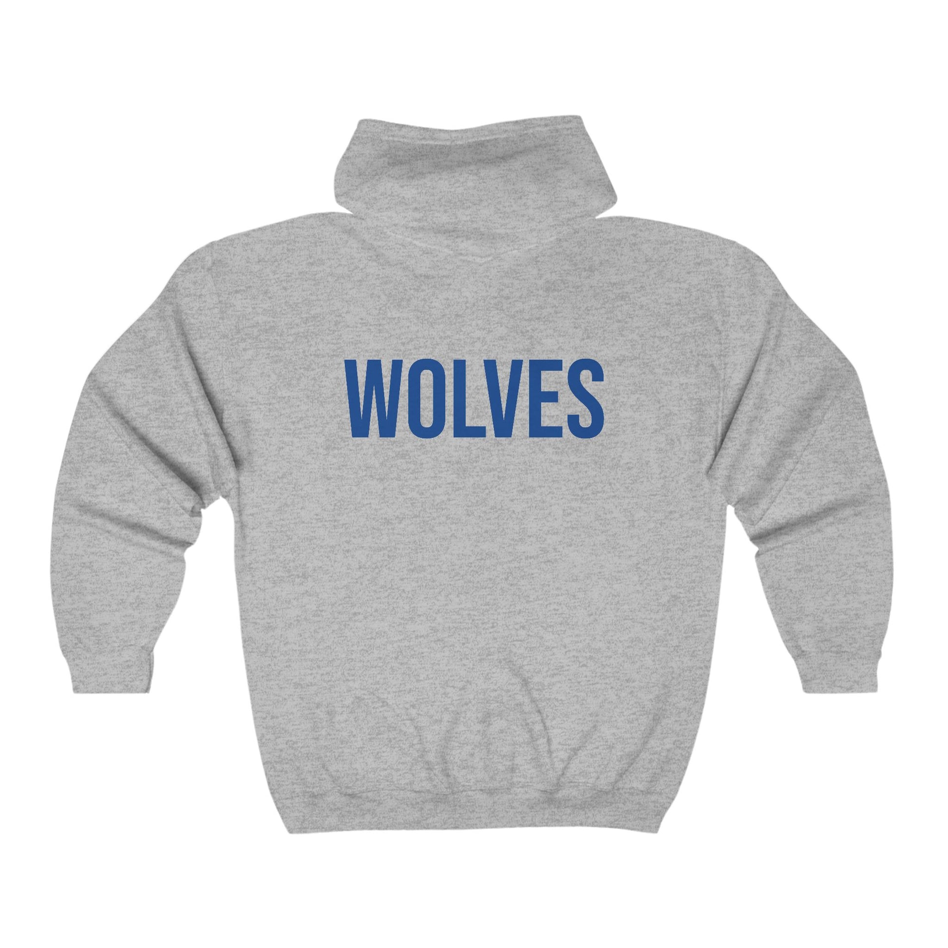 Wolves Unisex Full Zip Hoodie Bold Graphic - Print Hits Store  