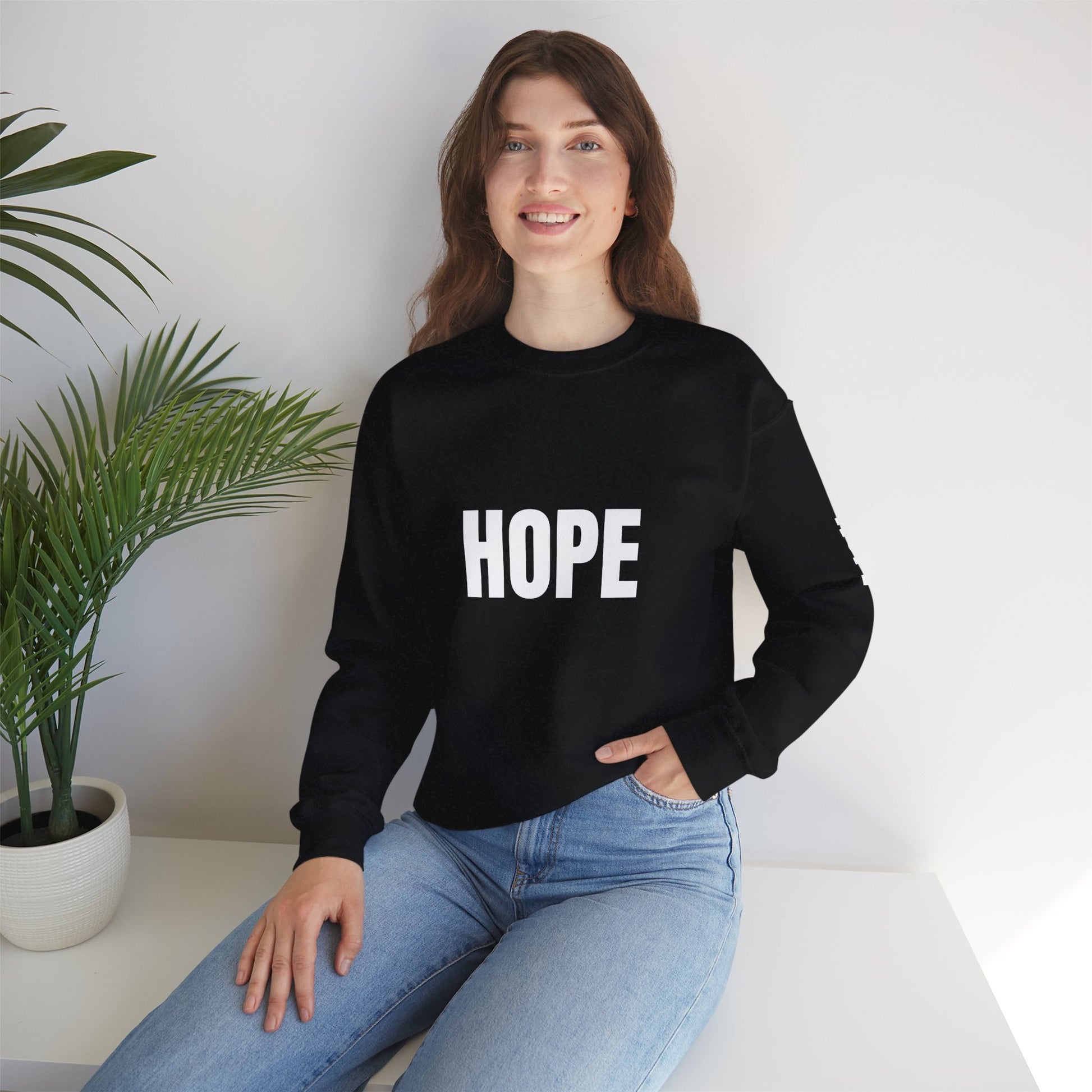 Unisex Hope Graphic Crewneck Sweatshirt - Print Hits Store  