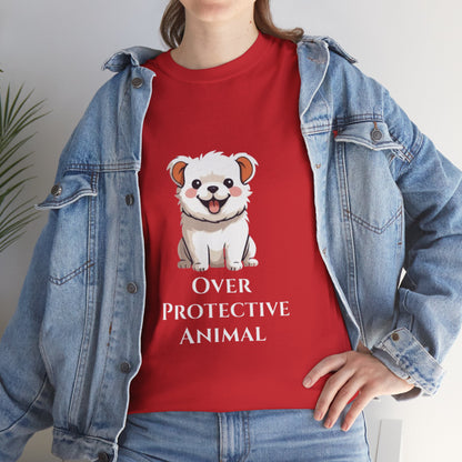 Over Protective Animal Unisex Heavy Cotton Tee - Print Hits Store  