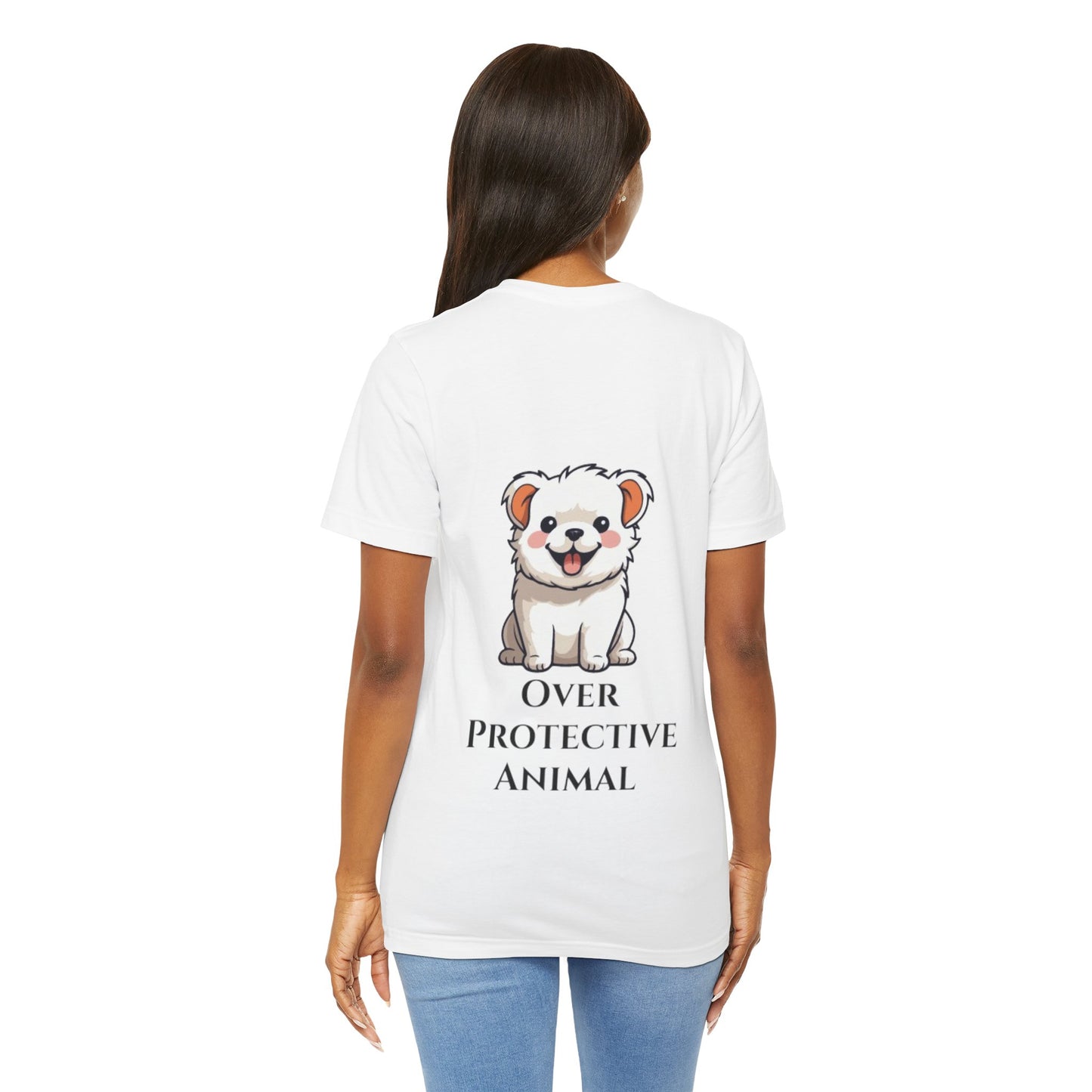 Camiseta unisex con estampado de animales sobreprotectores: perfecta para los amantes de los perros