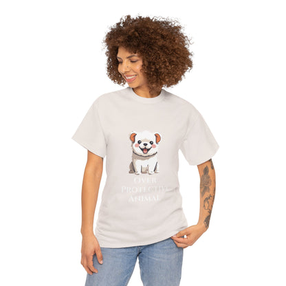 Over Protective Animal Unisex Heavy Cotton Tee - Print Hits Store  