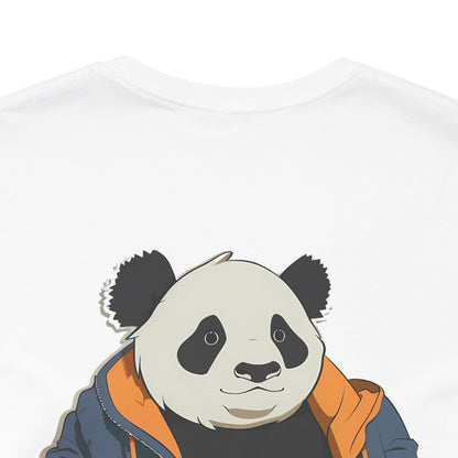 Cute Panda Graphic Unisex Jersey Tee - Perfect for Animal Lovers!