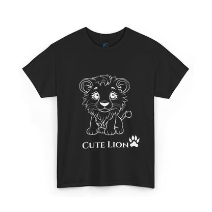 Cute Lion design Unisex Heavy Cotton Tee - Print Hits Store  