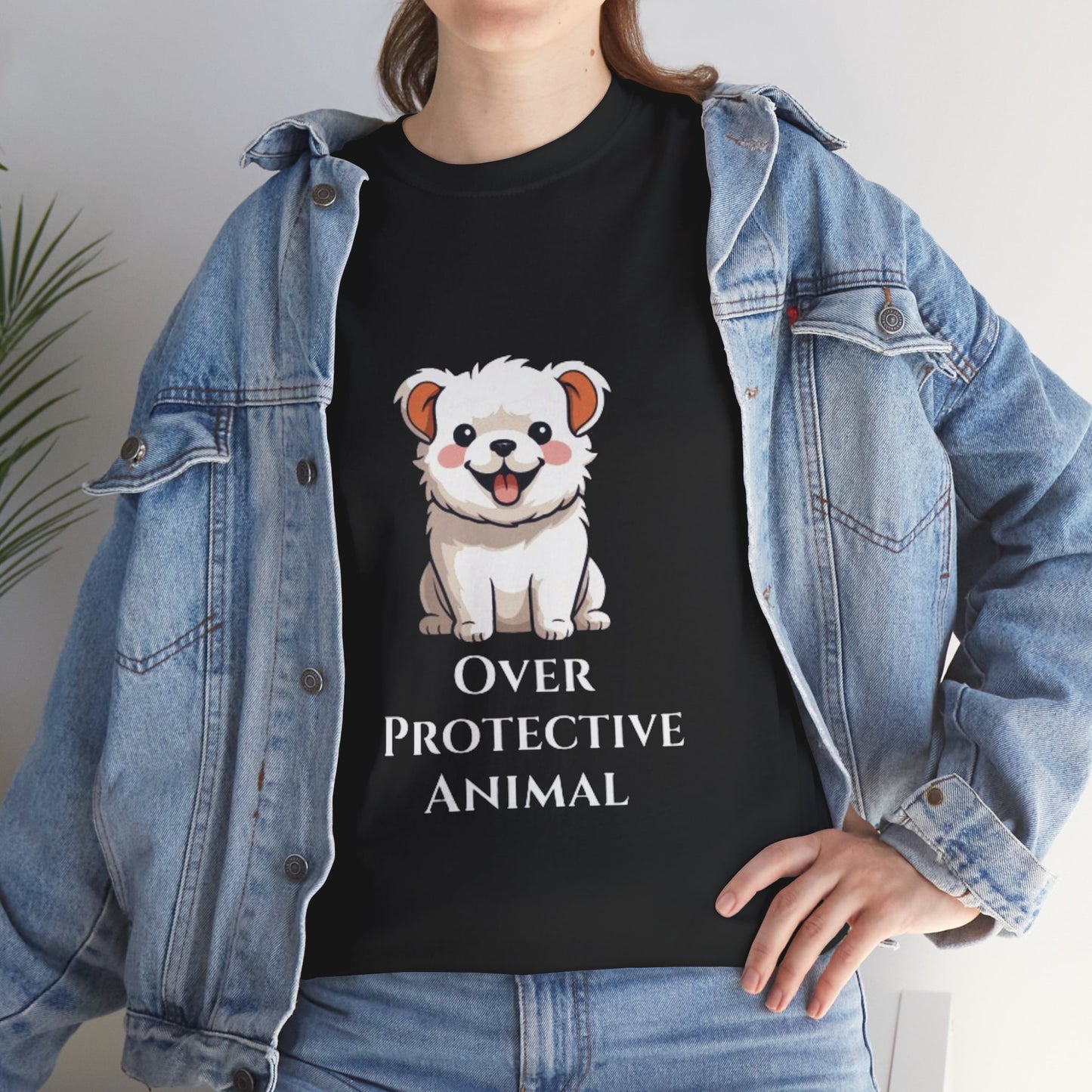 Over Protective Animal Unisex Heavy Cotton Tee - Print Hits Store  