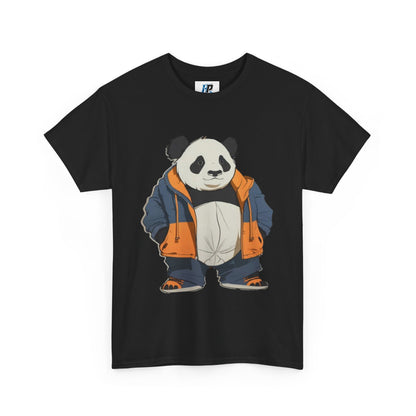 Cool Panda Unisex Heavy Cotton Tee – Trendy Streetwear Shirt for Animal Lovers - Print Hits Store  